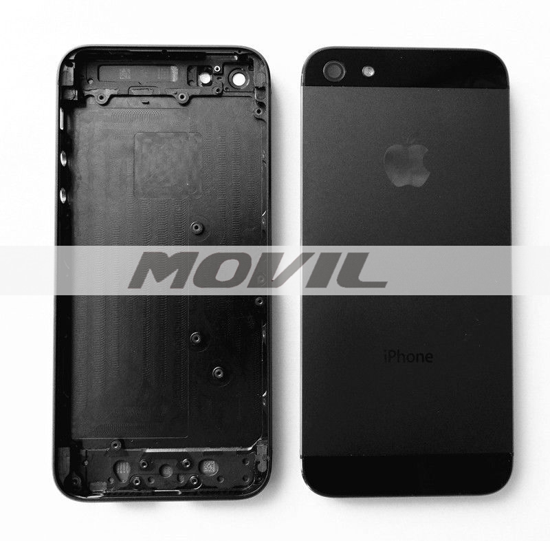 BACK BATTERY HOUSING COVER CASE METAL REPLACEMENT FOR IPHONE 5 5G black